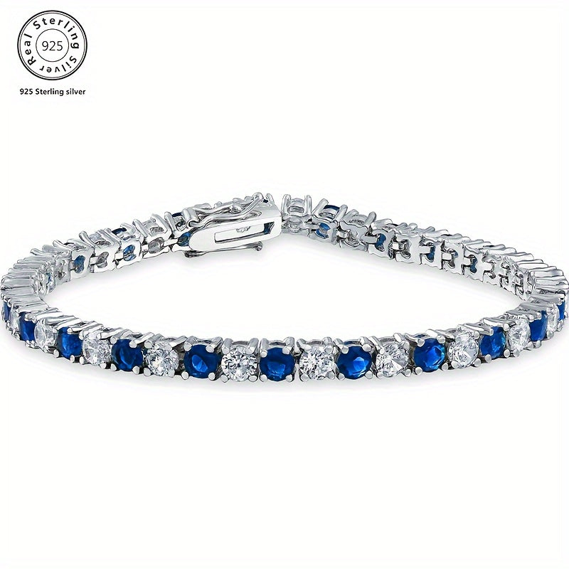 Elegancia italiana: pulsera artesanal de plata de ley 925
