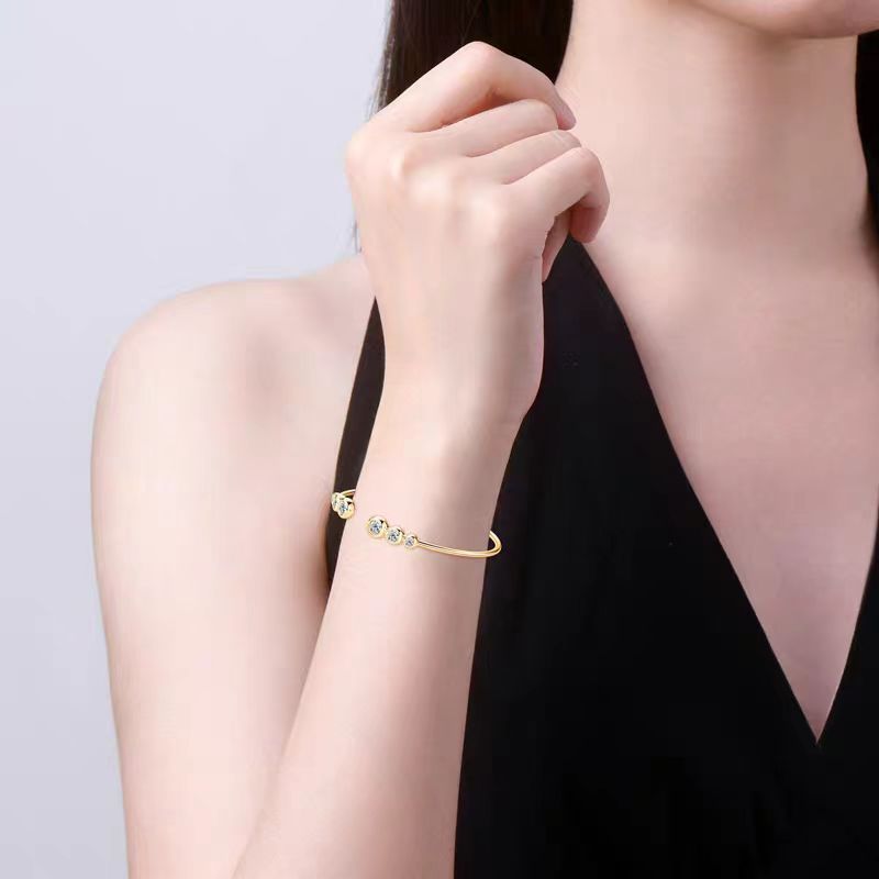 Morganita Elegancia: Pulsera de plata de ley 925