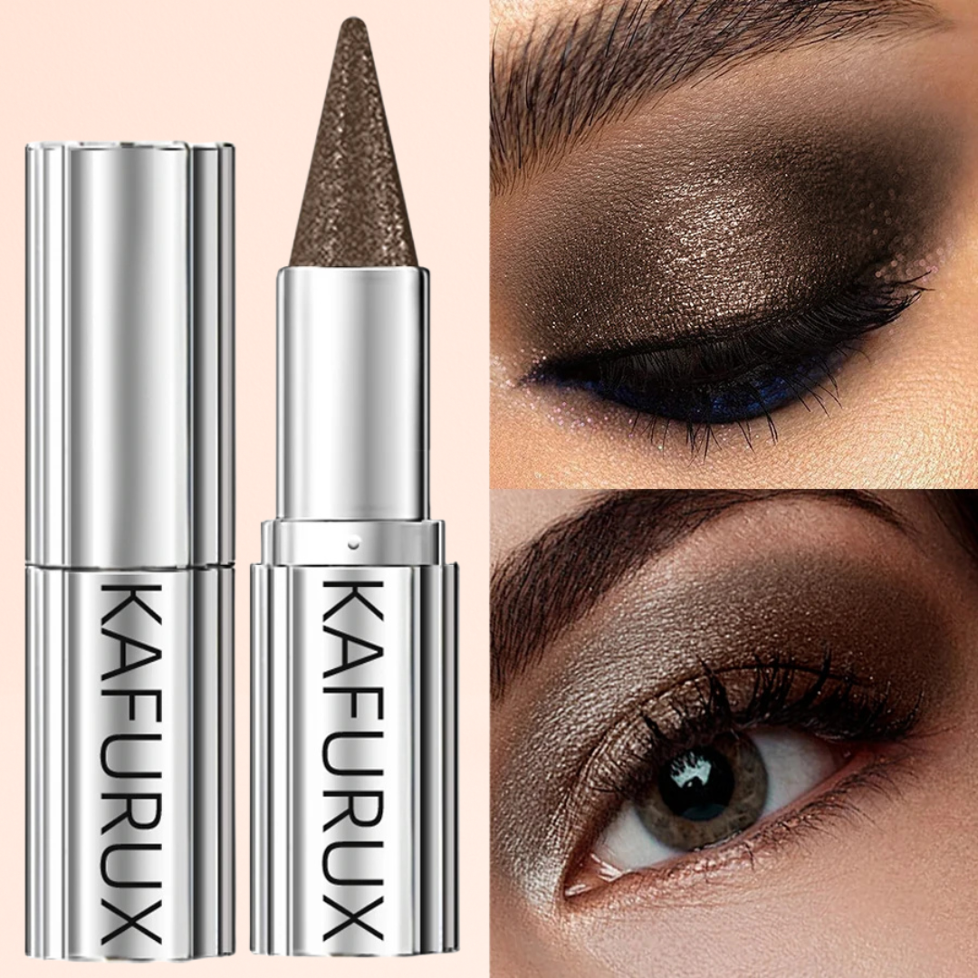 KAFURUX Waterproof Brown Eyeshadow Stick – High‑Pigment Shimmer & Glitter Eye Pencil (1 pc)