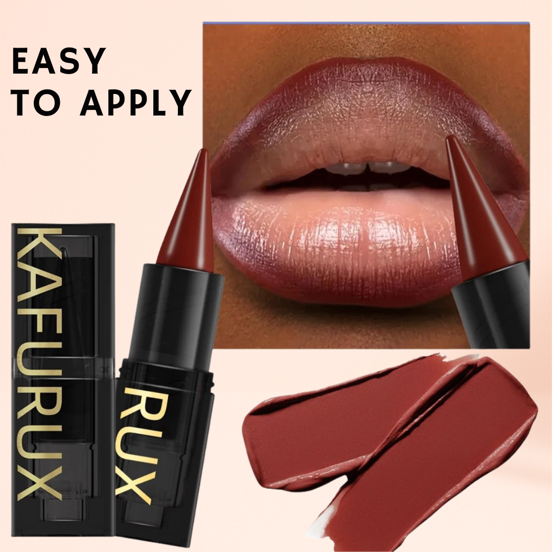KAFURUX Nude Brown Waterproof Matte Lip Liner Pen – Smooth Long-Lasting Lip Tint
