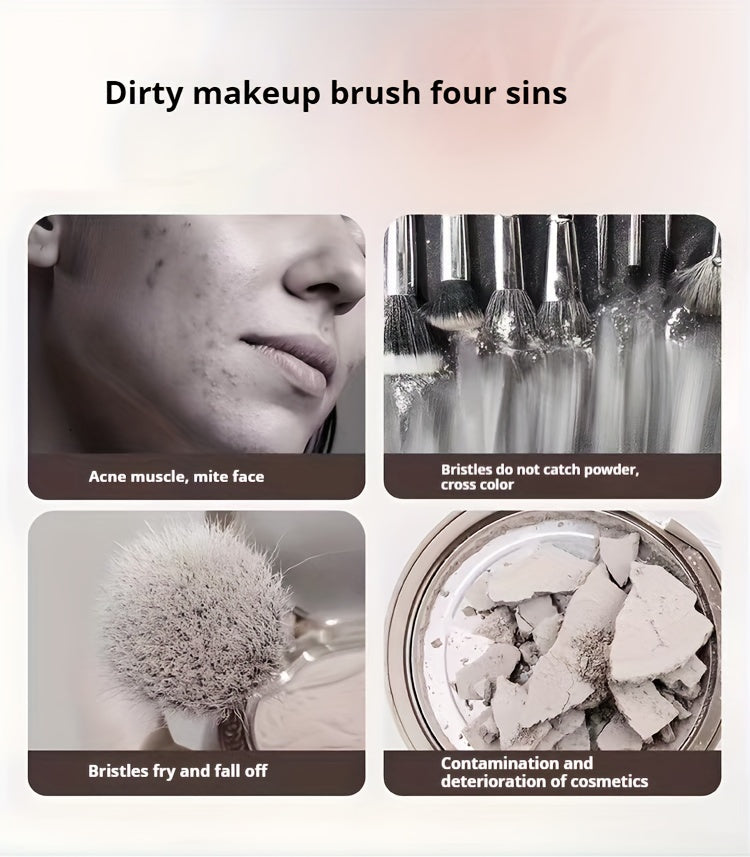 Portable USB Makeup Brush Cleaner