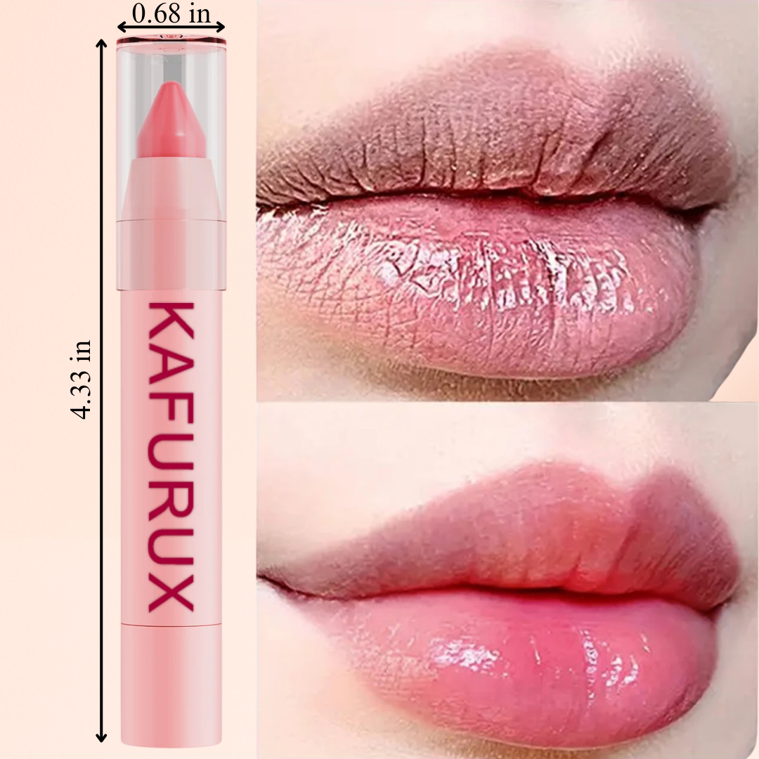 KAFURUX Crystal Temperature‑Change Lipstick – Moisturizing Color‑Changing Lip Balm (1 pc)