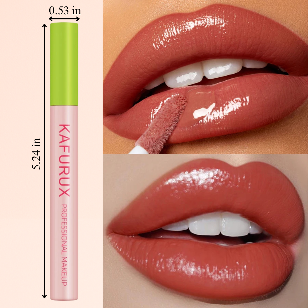 KAFURUX Sexy Red Lip Plump Serum Gloss – Volumizing Essential Oil Long‑Lasting Lip Stain
