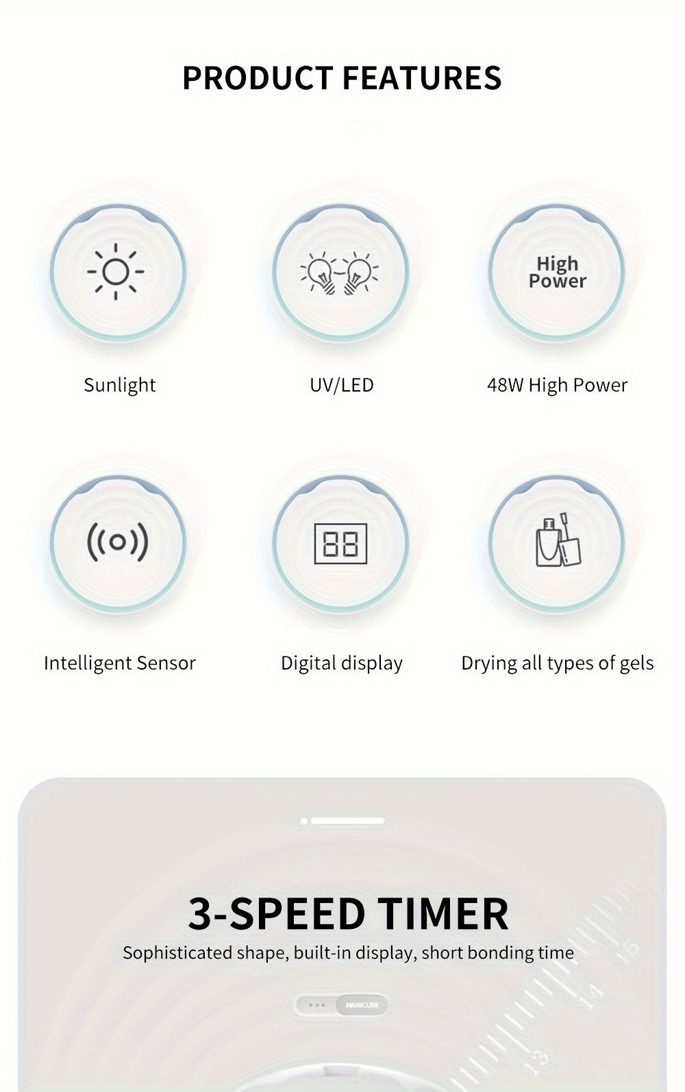 Secador de uñas UV SmartSense