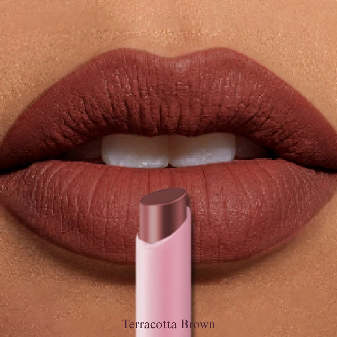 1pc KAFURUX Waterproof Matte Lip Liner Pencil – Long Lasting Nude & Brown Shades for Defined Lips (15 Color Variants)