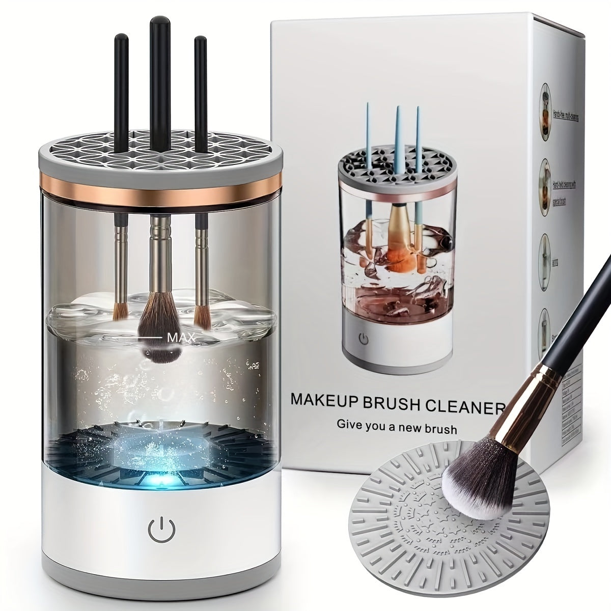 Portable USB Makeup Brush Cleaner