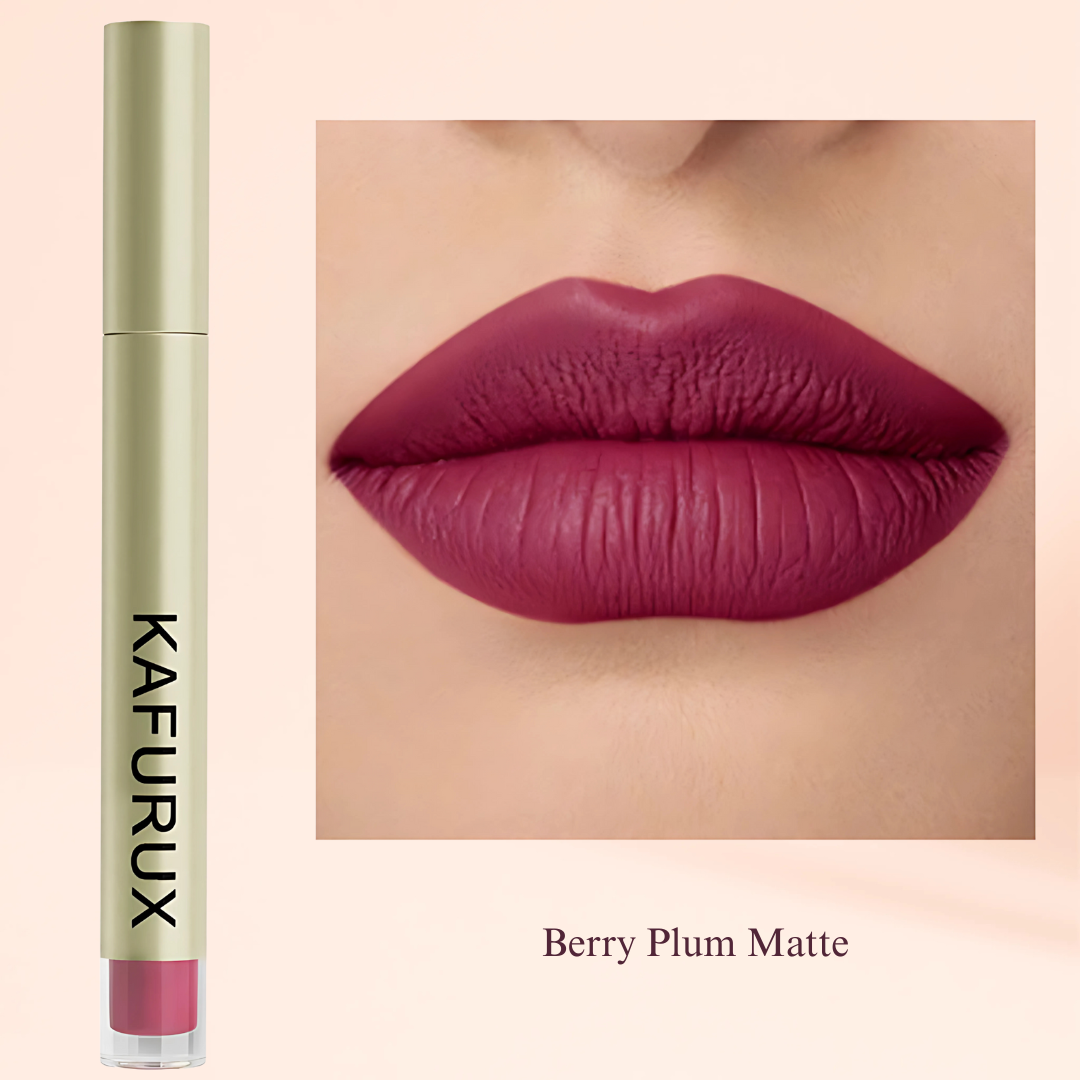 20 colors sexy long lasting velvet matte lip gloss liquid lipstick lip makeup red pink brown nonstick cup waterproof lip glaze