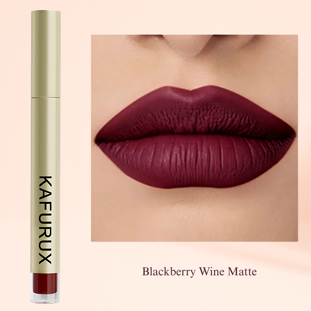 20 colors sexy long lasting velvet matte lip gloss liquid lipstick lip makeup red pink brown nonstick cup waterproof lip glaze