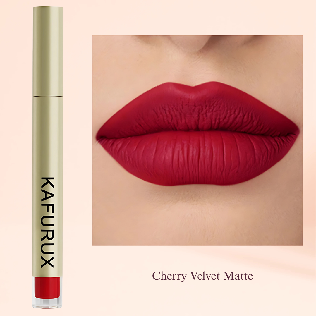 20 colors sexy long lasting velvet matte lip gloss liquid lipstick lip makeup red pink brown nonstick cup waterproof lip glaze