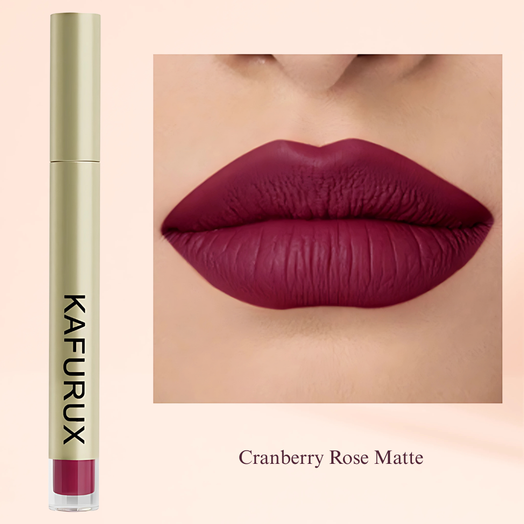20 colors sexy long lasting velvet matte lip gloss liquid lipstick lip makeup red pink brown nonstick cup waterproof lip glaze