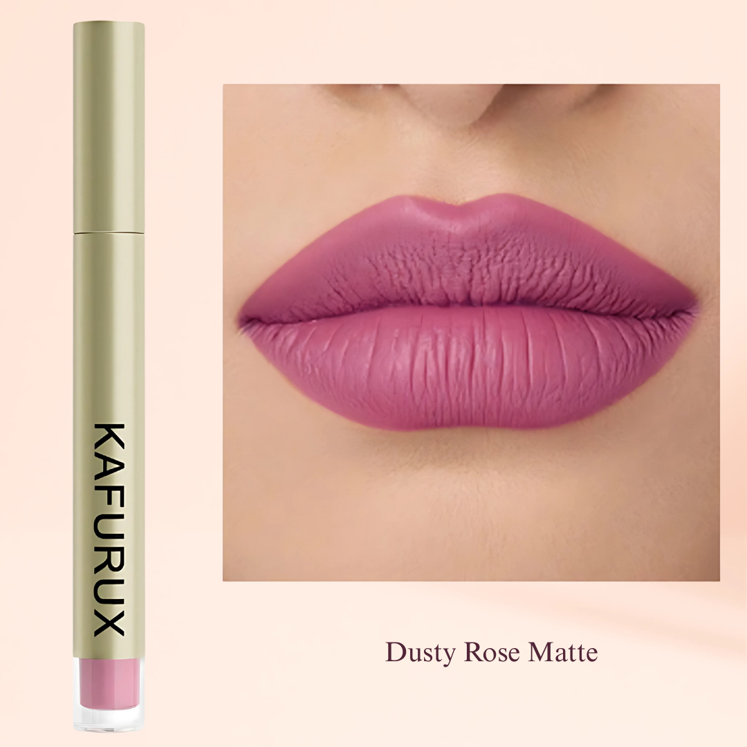 20 colors sexy long lasting velvet matte lip gloss liquid lipstick lip makeup red pink brown nonstick cup waterproof lip glaze