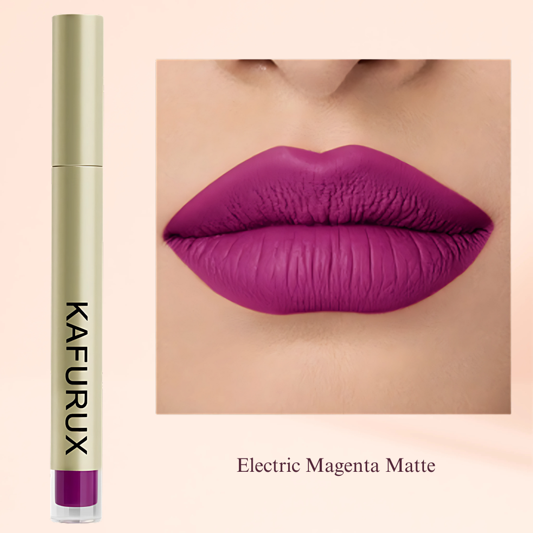 20 colors sexy long lasting velvet matte lip gloss liquid lipstick lip makeup red pink brown nonstick cup waterproof lip glaze