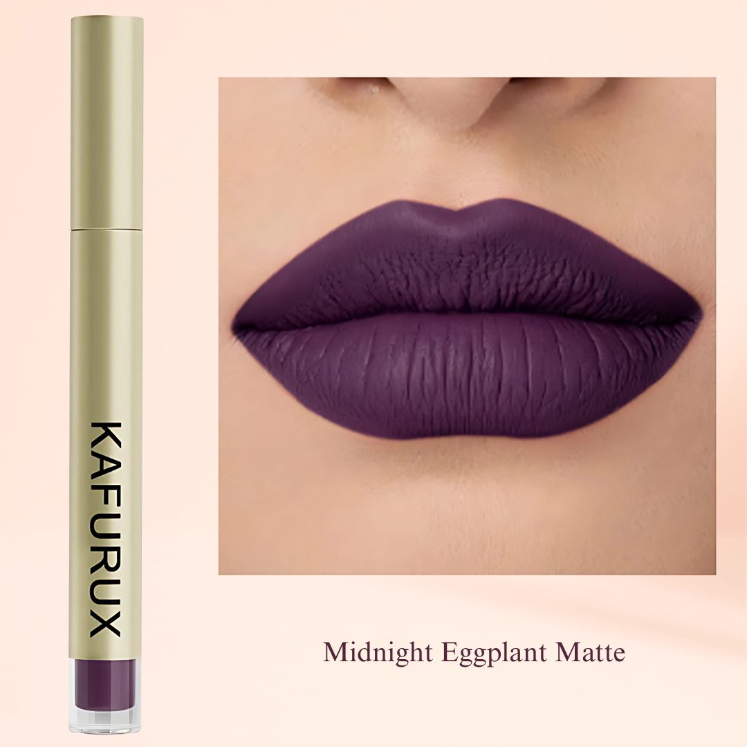20 colors sexy long lasting velvet matte lip gloss liquid lipstick lip makeup red pink brown nonstick cup waterproof lip glaze