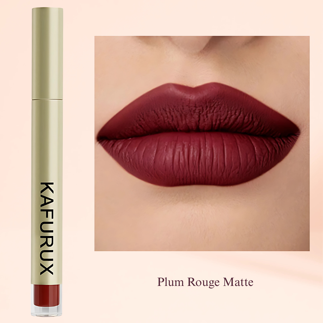20 colors sexy long lasting velvet matte lip gloss liquid lipstick lip makeup red pink brown nonstick cup waterproof lip glaze