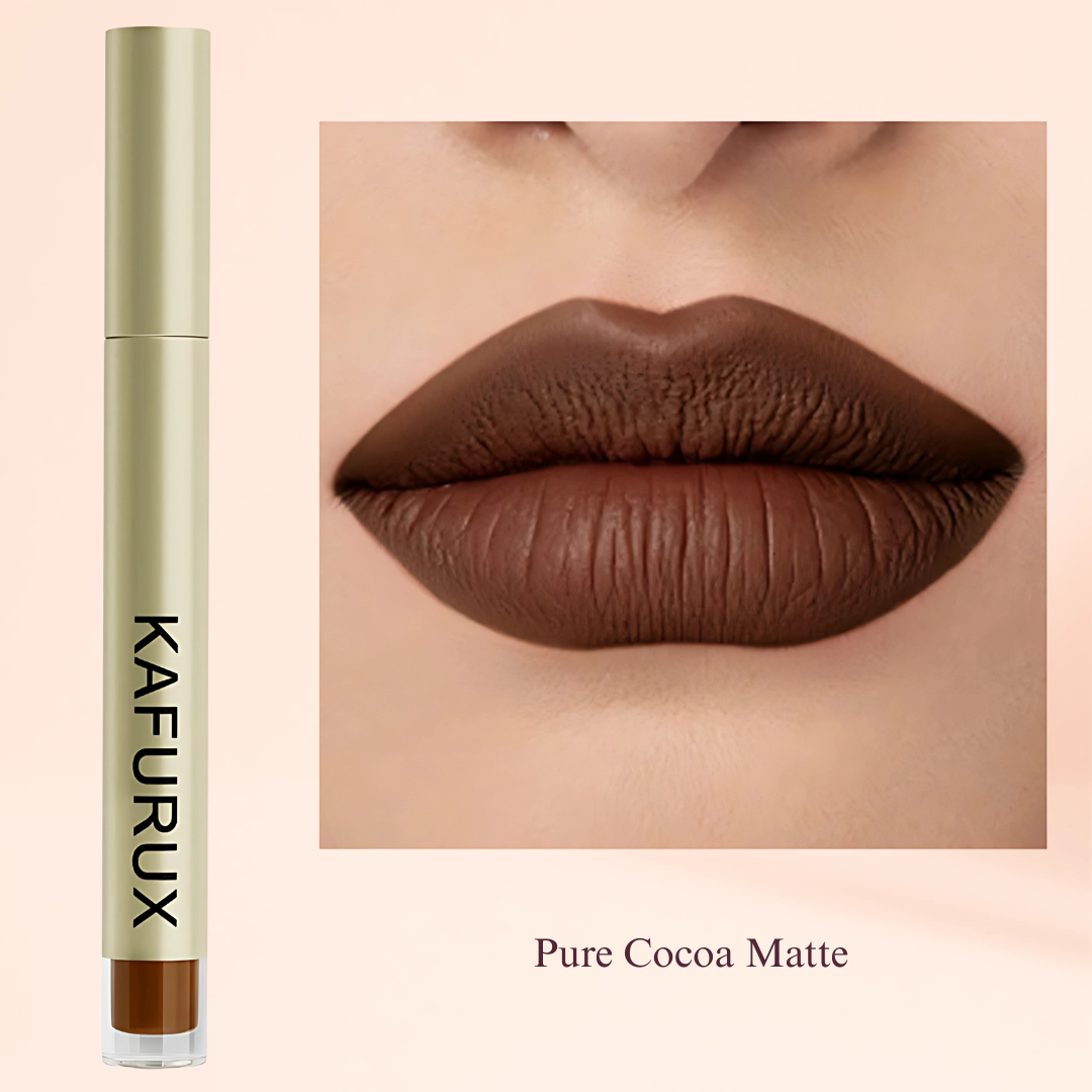 20 colors sexy long lasting velvet matte lip gloss liquid lipstick lip makeup red pink brown nonstick cup waterproof lip glaze