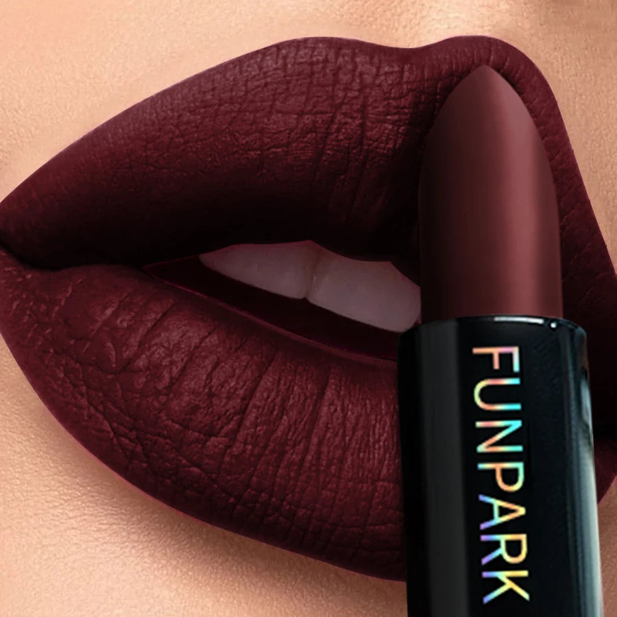 25-Color Matte Lipstick Waterproof Long Lasting Velvet Finish Lip Tint Smooth Matte Lip Color Smudge-proof Lip Liner Lip Makeup