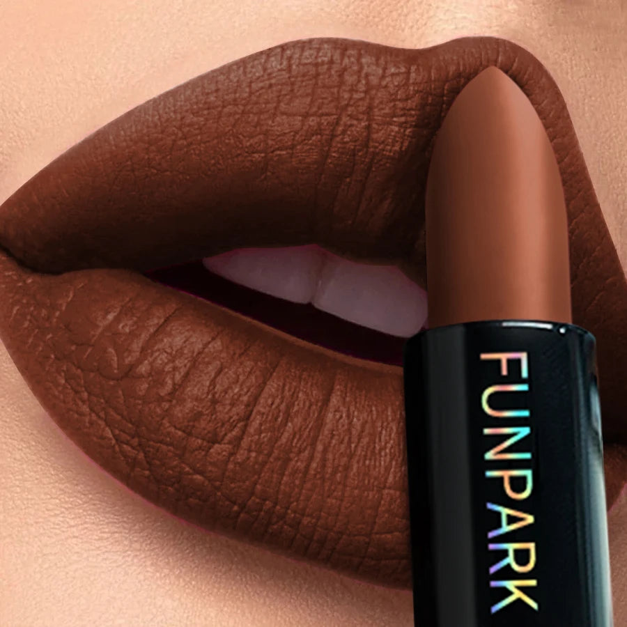 25-Color Matte Lipstick Waterproof Long Lasting Velvet Finish Lip Tint Smooth Matte Lip Color Smudge-proof Lip Liner Lip Makeup
