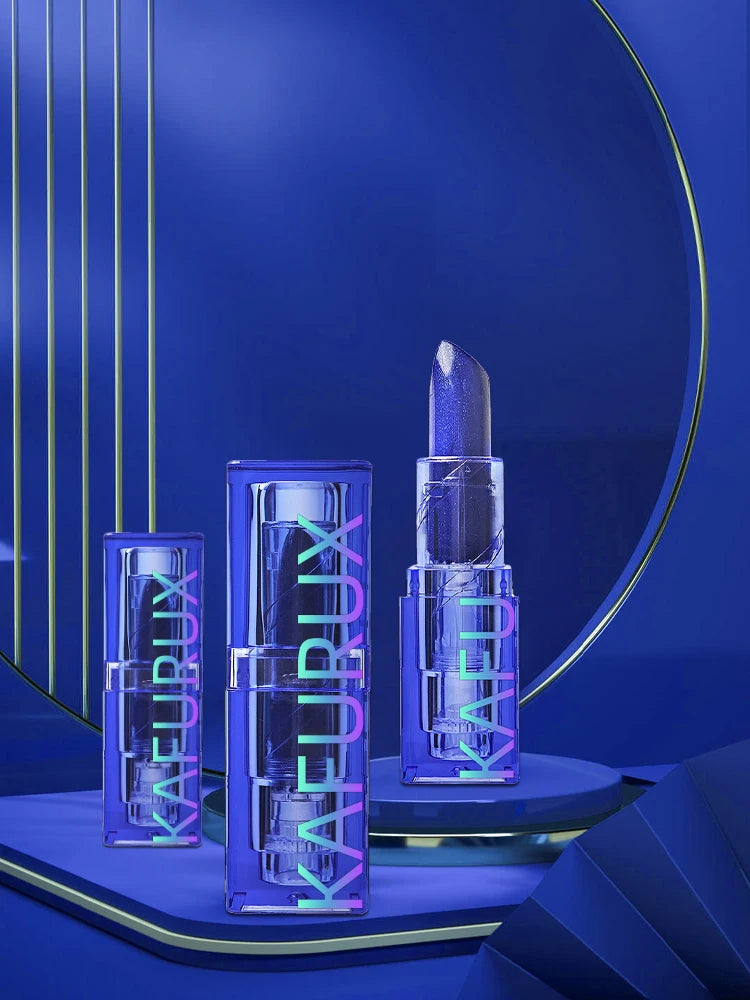 1pc temperature color change rose lipstick waterproof female makeup sexy lip tint lip gloss cosmetics gifts profession lipstick