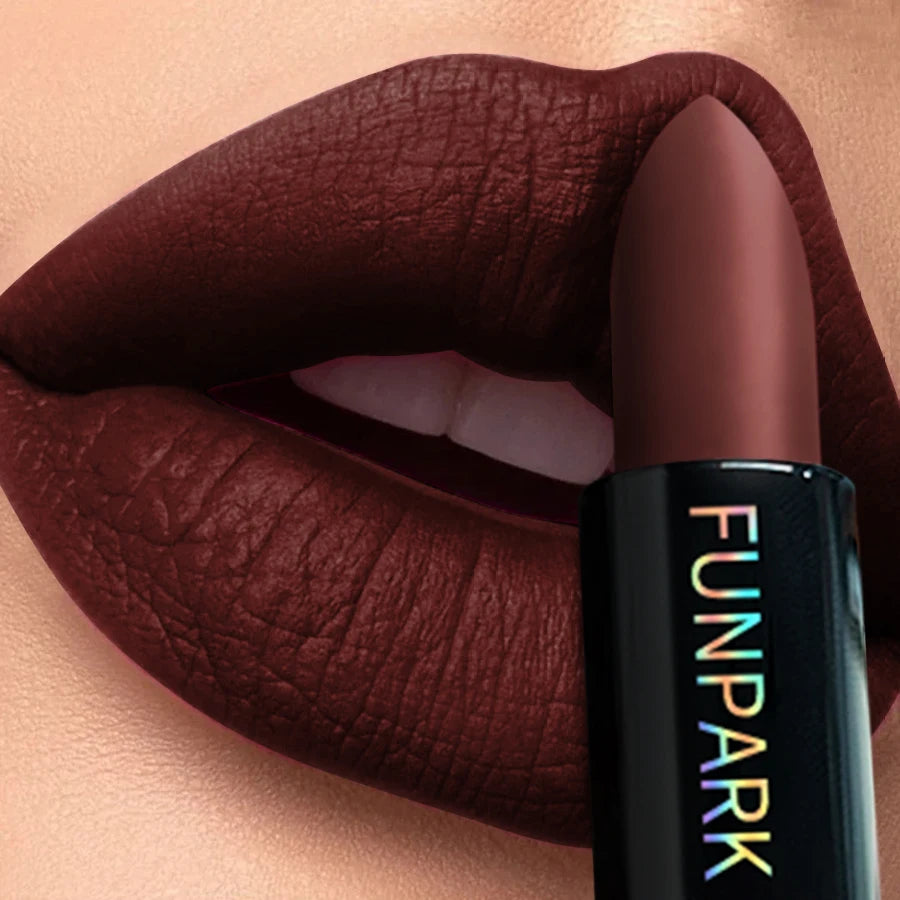 25-Color Matte Lipstick Waterproof Long Lasting Velvet Finish Lip Tint Smooth Matte Lip Color Smudge-proof Lip Liner Lip Makeup