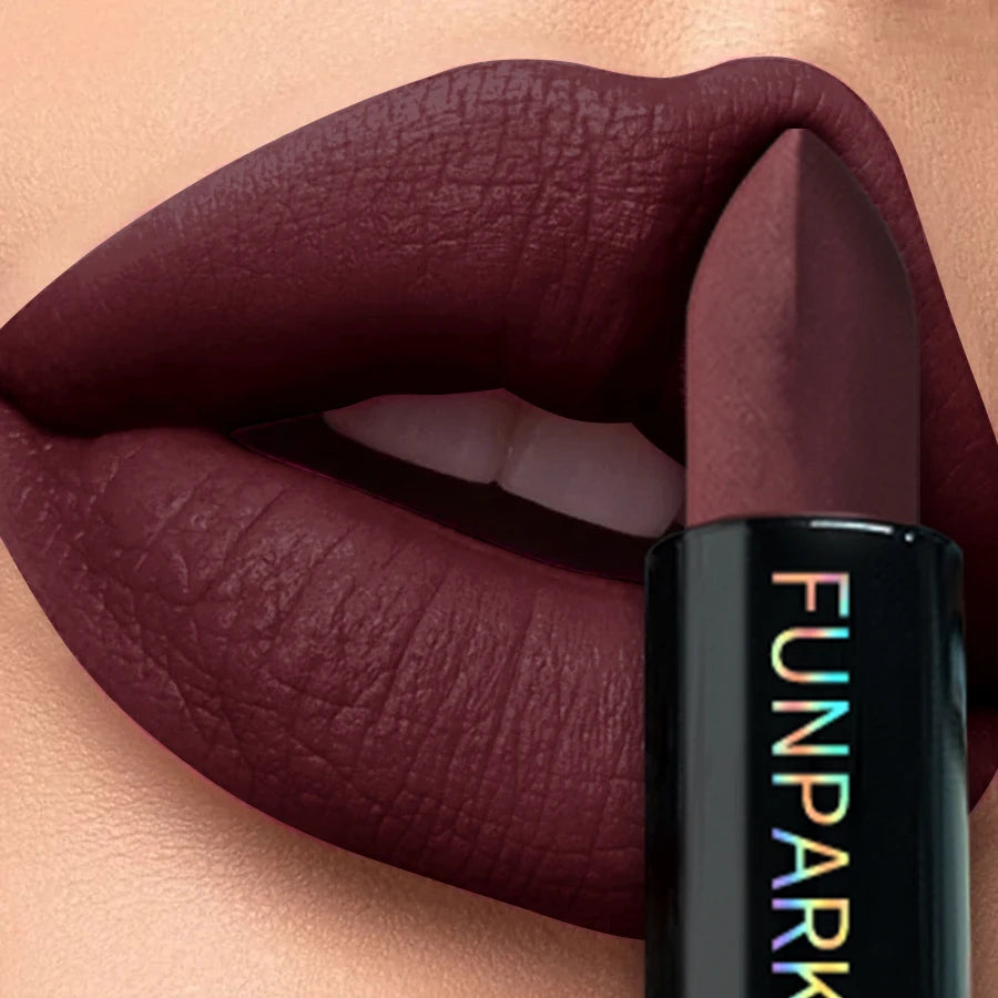 25-Color Matte Lipstick Waterproof Long Lasting Velvet Finish Lip Tint Smooth Matte Lip Color Smudge-proof Lip Liner Lip Makeup