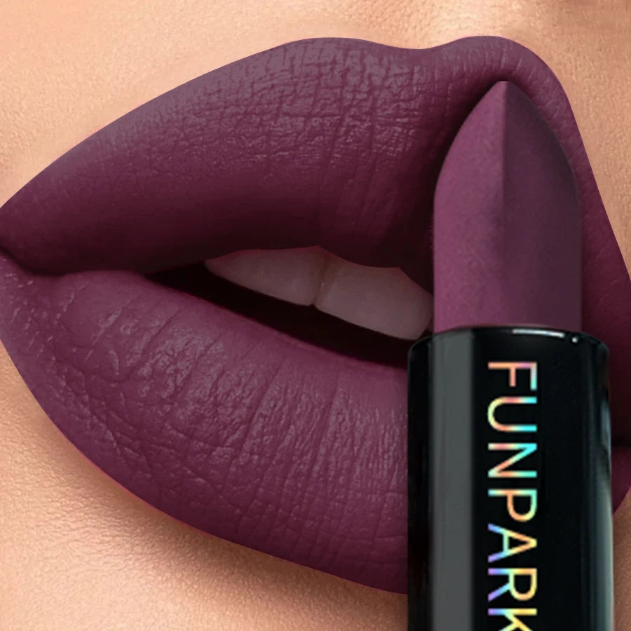 25-Color Matte Lipstick Waterproof Long Lasting Velvet Finish Lip Tint Smooth Matte Lip Color Smudge-proof Lip Liner Lip Makeup
