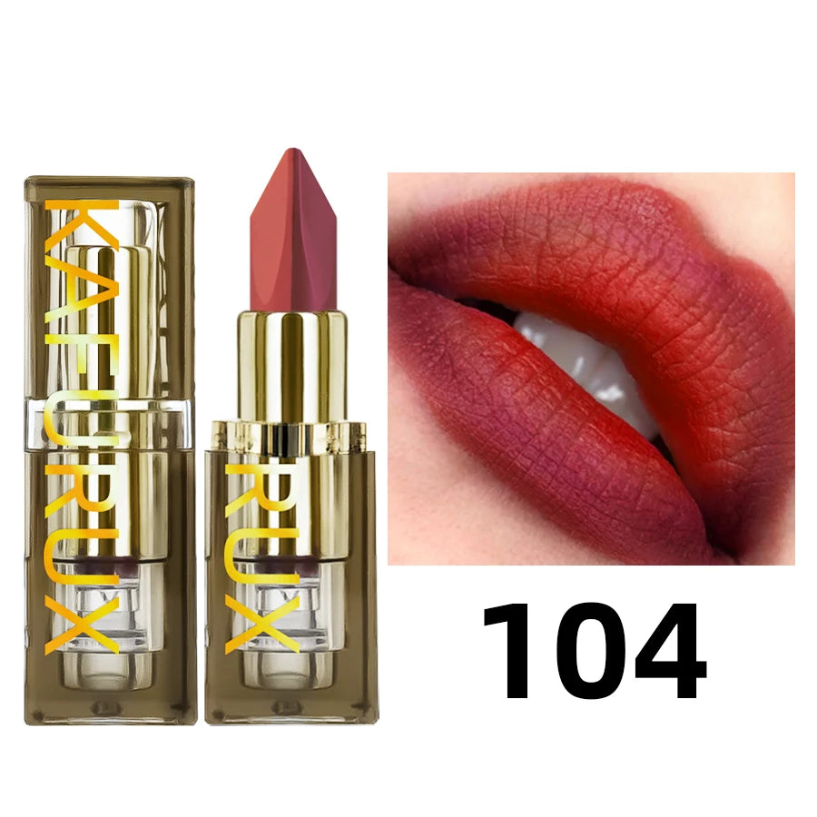 Two tone glitter &matte lipstick purple black lip stick discolocration sexy red rose moisturizing lip makeup lip tint lip glos
