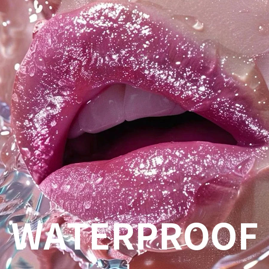 KAFURUX Glitter Diamond Lipstick – Long Lasting Waterproof Shimmer Lip Tint in Bold Red Rose & Multicolor Shades