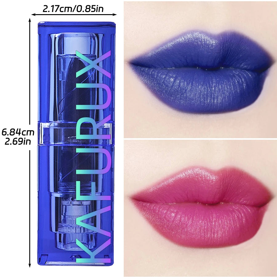 1pc temperature color change rose lipstick waterproof female makeup sexy lip tint lip gloss cosmetics gifts profession lipstick