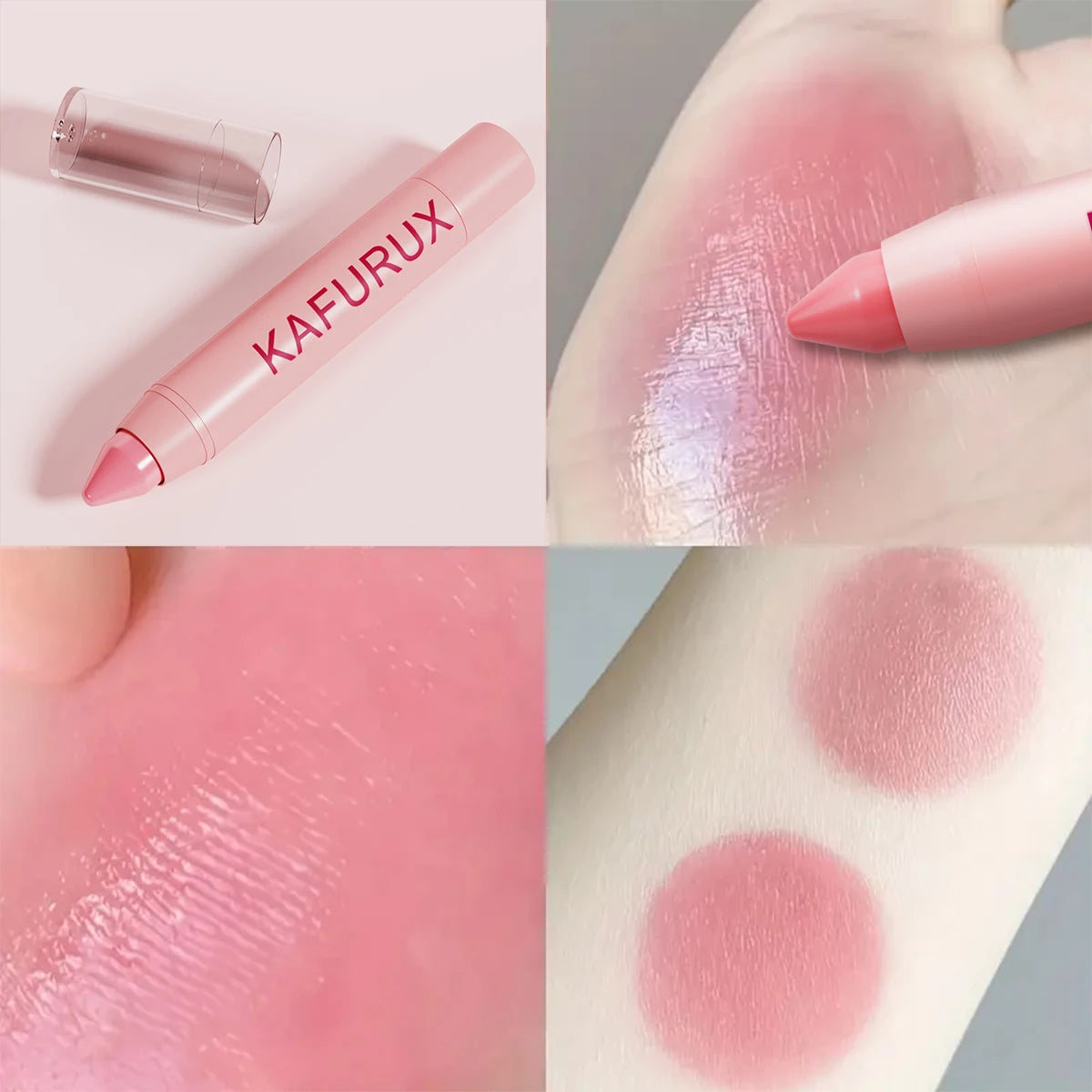 KAFURUX Crystal Temperature‑Change Lipstick – Moisturizing Color‑Changing Lip Balm (1 pc)