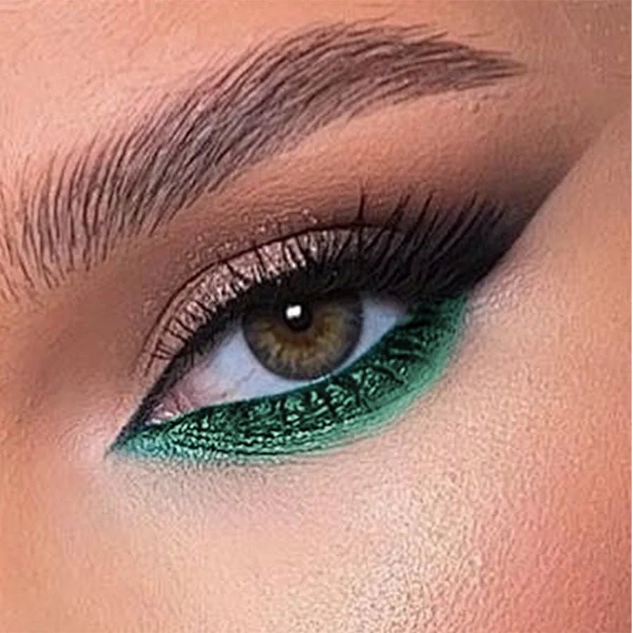 KAFURUX High‑Pigment Waterproof Eyeliner Pen – Pearly & Metallic Smokey in 10 Vibrant Shades (1 pc)