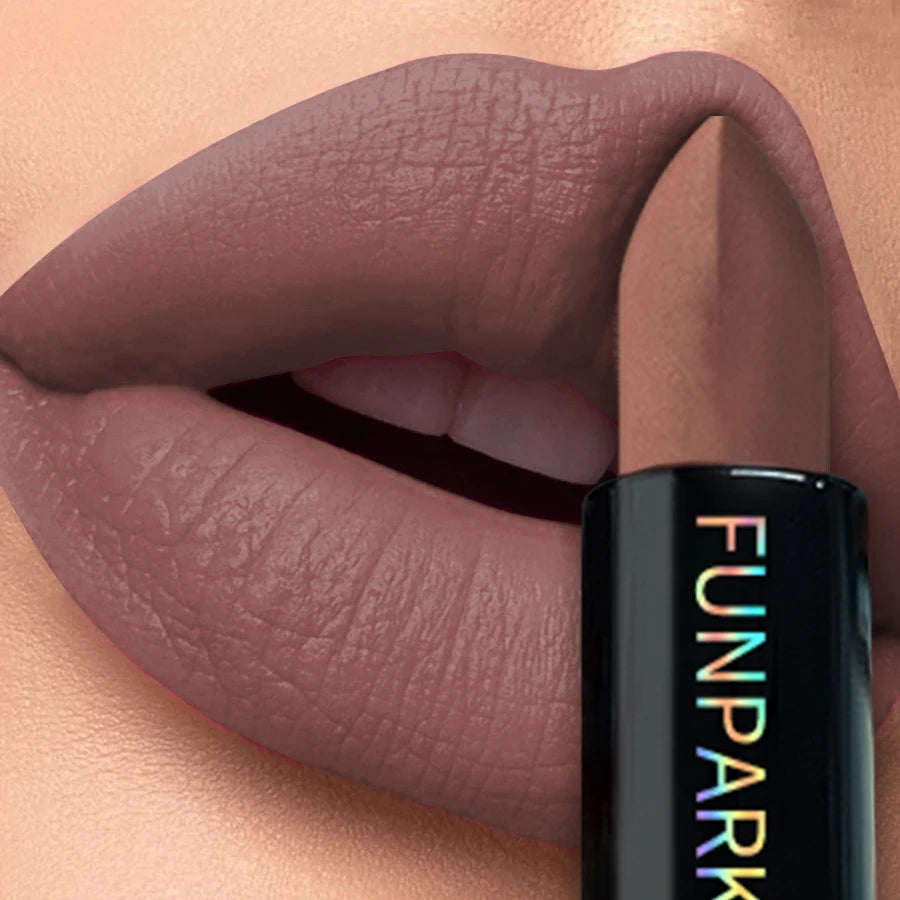 25-Color Matte Lipstick Waterproof Long Lasting Velvet Finish Lip Tint Smooth Matte Lip Color Smudge-proof Lip Liner Lip Makeup