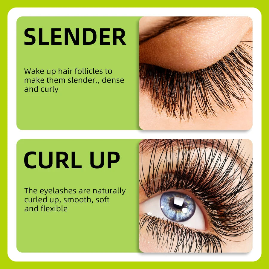 KAFURUX Moist Liquid Eyelash & Eyebrow Extension Serum – Long Thick Curl and Natural Eyelash & Brow Care