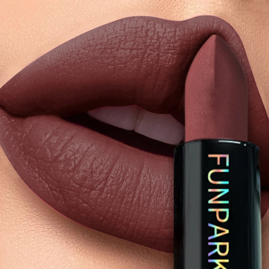 25-Color Matte Lipstick Waterproof Long Lasting Velvet Finish Lip Tint Smooth Matte Lip Color Smudge-proof Lip Liner Lip Makeup