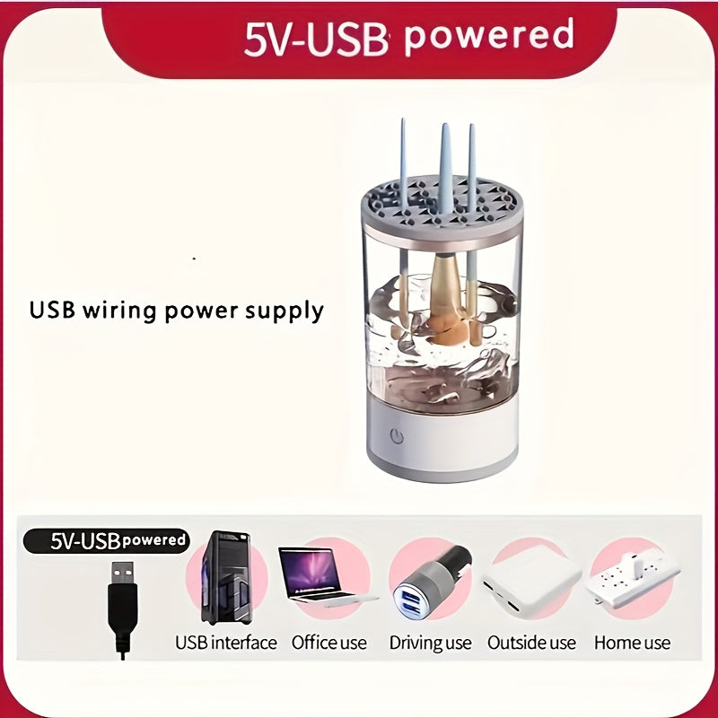 Portable USB Makeup Brush Cleaner