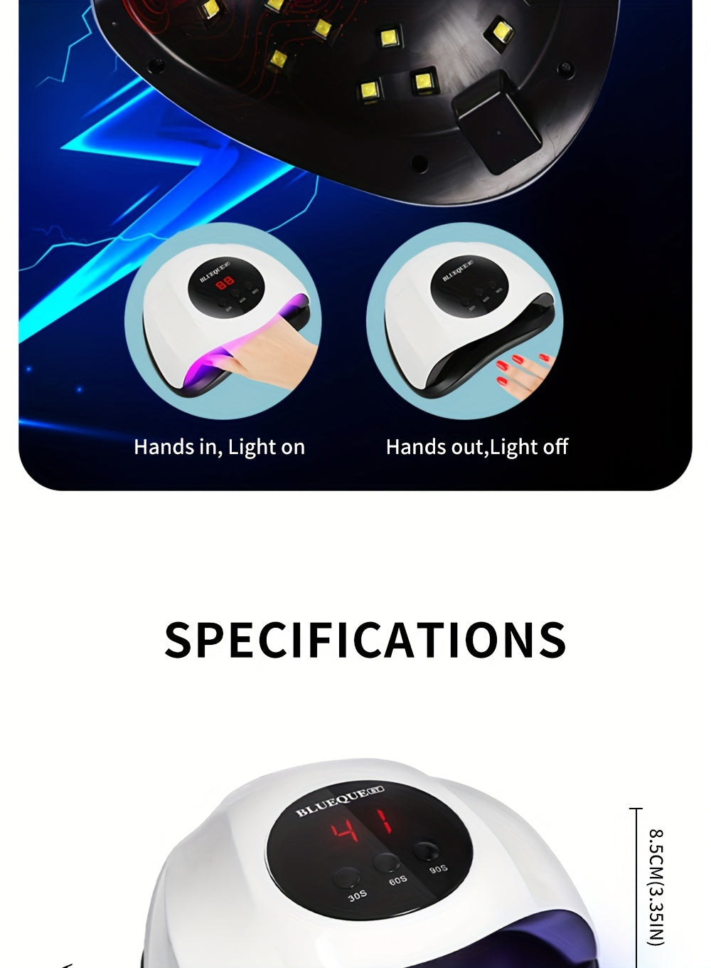 Secador de uñas UV SmartSense