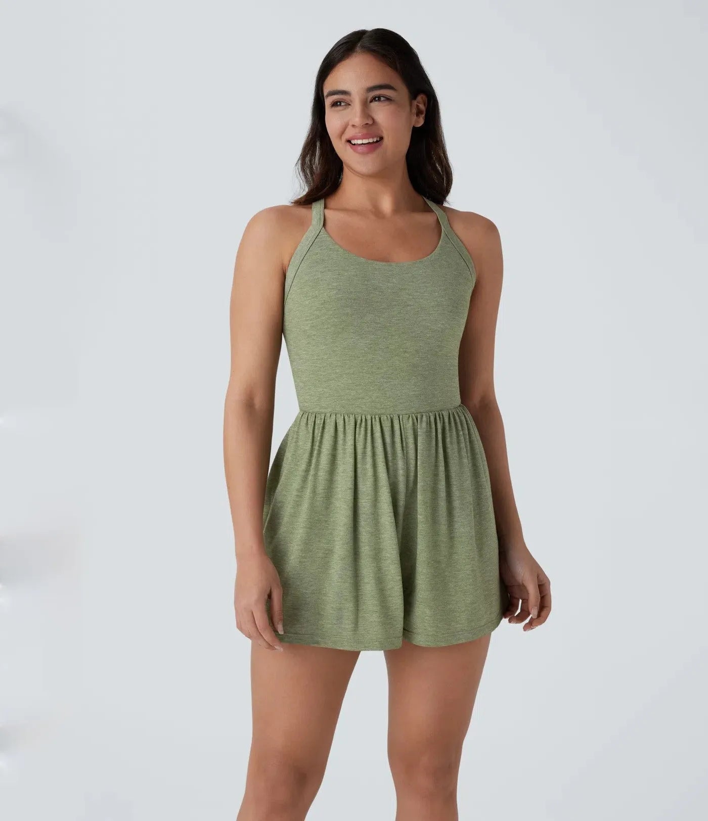 Easy pee backless romper for women convenient bathroom friendly design