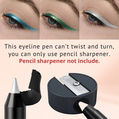 KAFURUX High‑Pigment Waterproof Eyeliner Pen – Pearly & Metallic Smokey in 10 Vibrant Shades (1 pc)