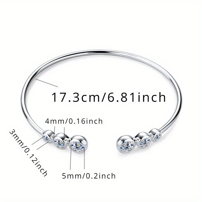 Morganita Elegancia: Pulsera de plata de ley 925