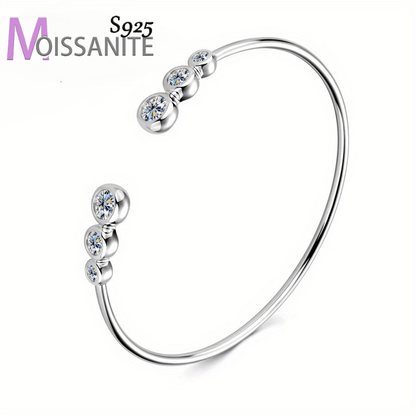 Morganita Elegancia: Pulsera de plata de ley 925