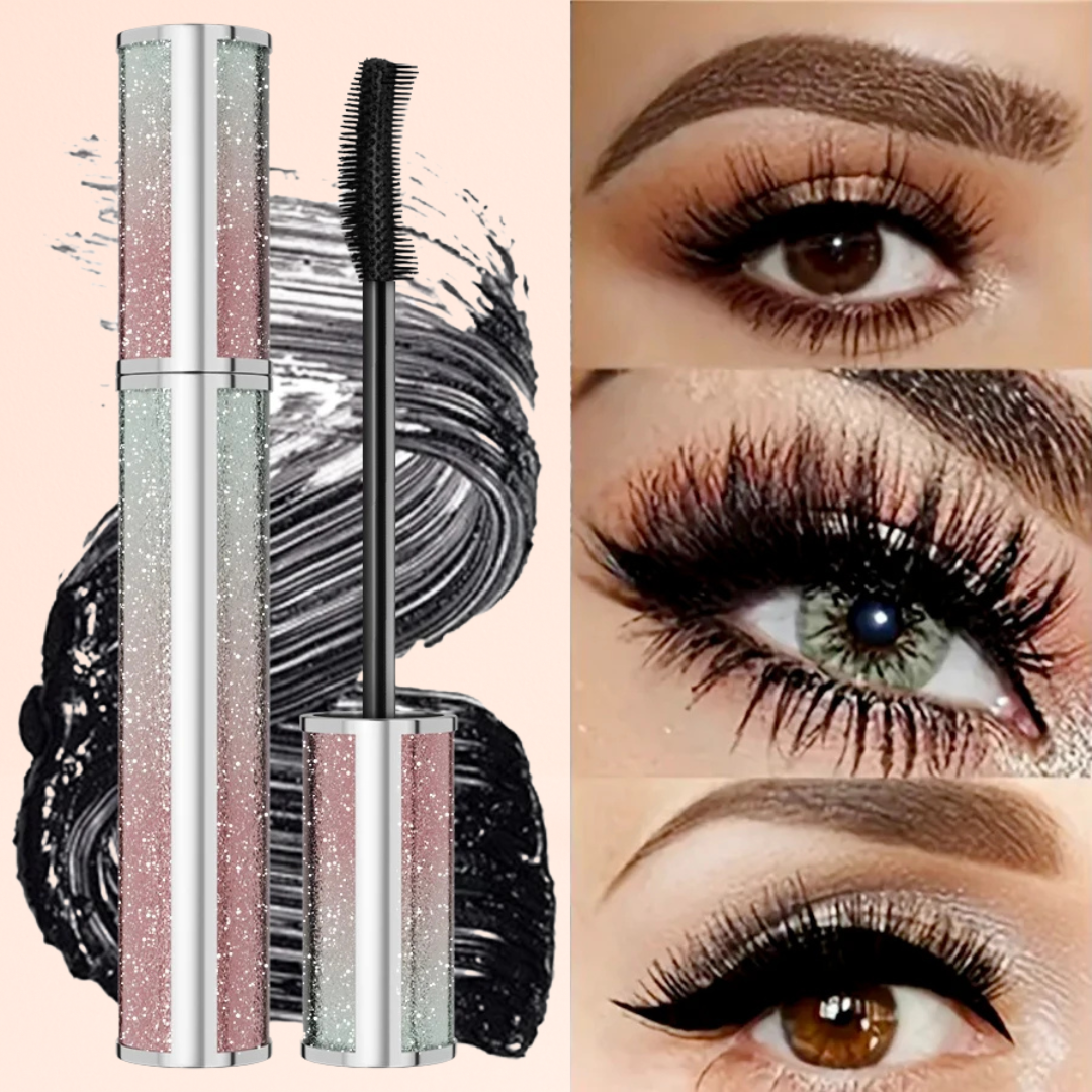 KAFURUX 4D Waterproof Lengthening Mascara – Black Fiber Lash Extension for Thick Curled Long‑Lasting Lashes