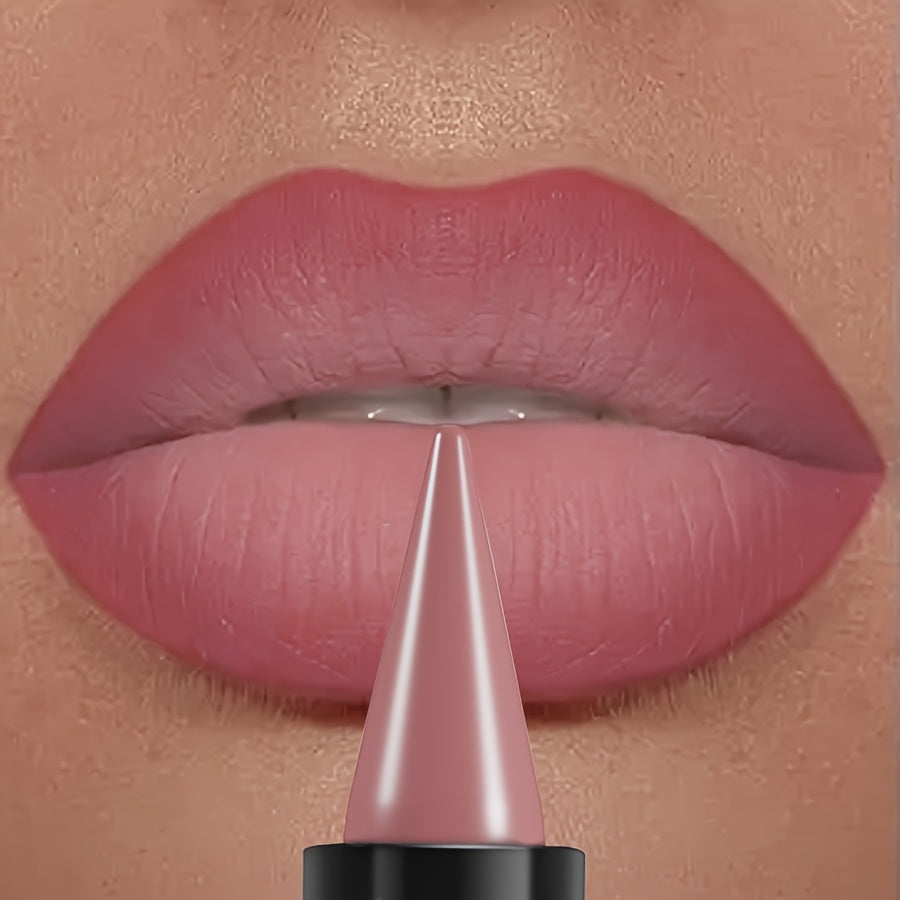 KAFURUX RUX Lipstick Pen - Natural Finish, Non-Sticky, Long-Lasting, Easy Application, Waterproof, All Skin Types, Pink Tone