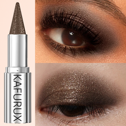 KAFURUX Waterproof Brown Eyeshadow Stick – High‑Pigment Shimmer & Glitter Eye Pencil (1 pc)