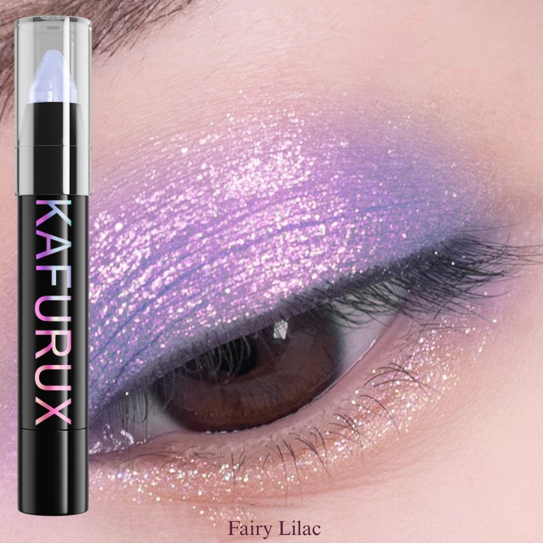 KAFURUX Pearly Glitter Matte Eyeshadow Stick – Natural Highlighter Pen in 6 Neutral & Shimmer Shades (1 pc) - KAFURUX