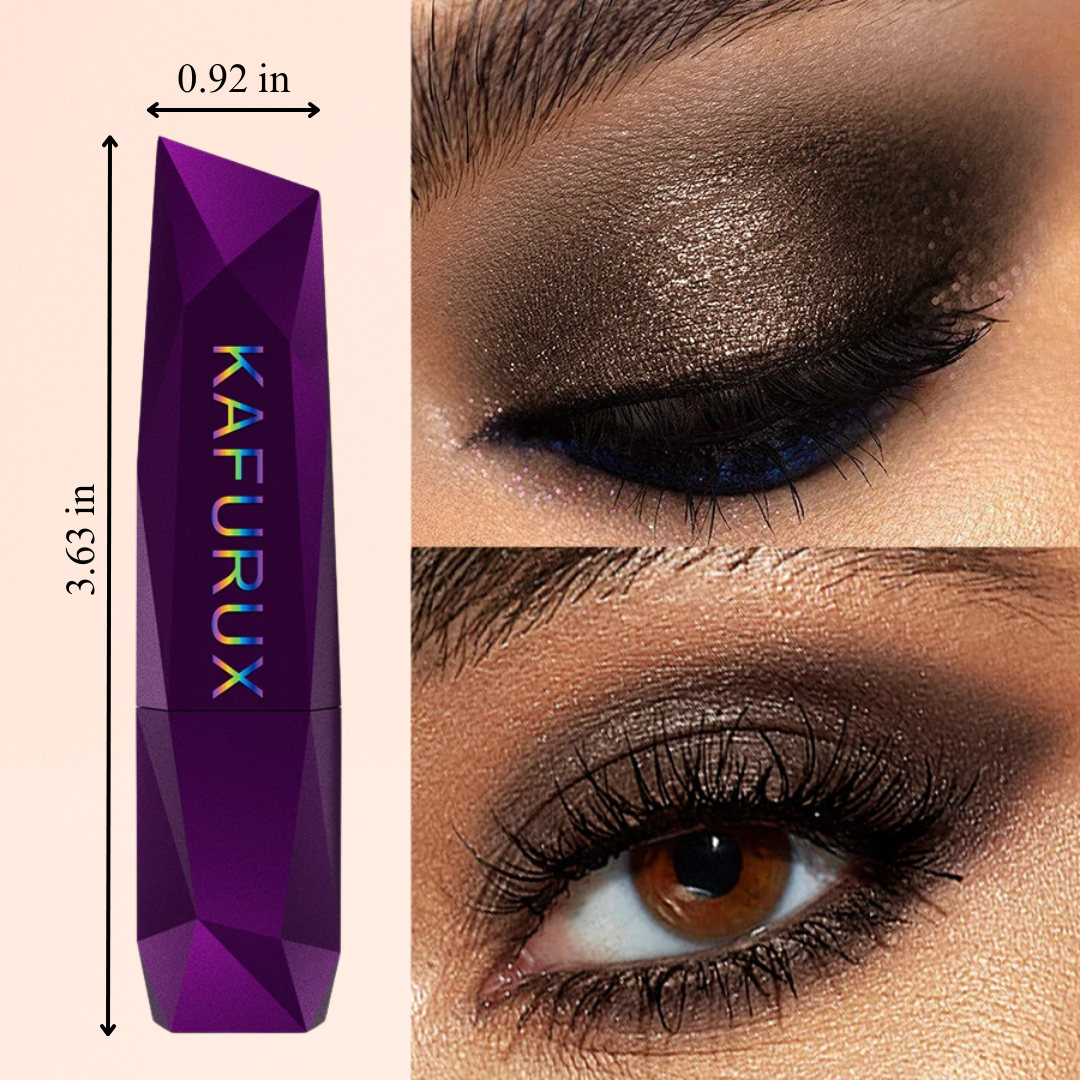 KAFURUX Smoky Dark Brown Metallic Glitter Eyeshadow Pencil – Waterproof Pearl Eye Shadow Pen (1 pc)