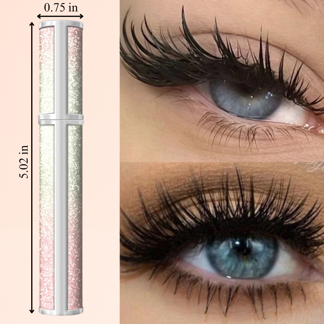 KAFURUX 4D Waterproof Lengthening Mascara – Black Fiber Lash Extension for Thick Curled Long‑Lasting Lashes