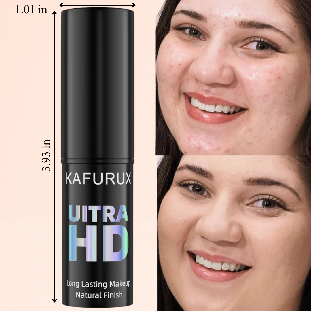 KAFURUX High‑Coverage Stick Foundation – Smooth Plumper Concealer for Spots Acne Dark Circles in 9 Color Variants (1 pc)
