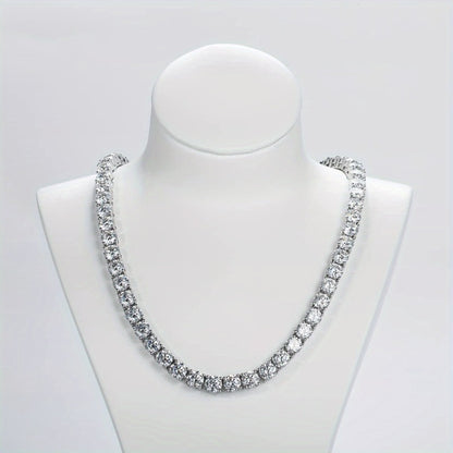 Collar de tenis de moissanita Radiant Allure