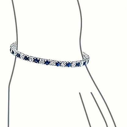 Elegancia italiana: pulsera artesanal de plata de ley 925