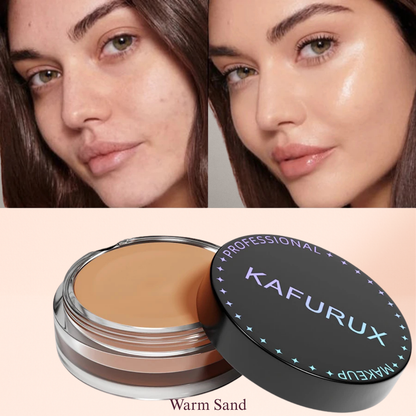 KAFURUX Waterproof Full‑Coverage Concealer for Scars – Natural Finish Foundation in 9 Skin Tone Shades (1 pc) - KAFURUX