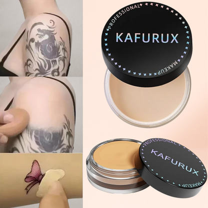 KAFURUX Waterproof Full‑Coverage Concealer for Scars – Natural Finish Foundation in 9 Skin Tone Shades (1 pc)